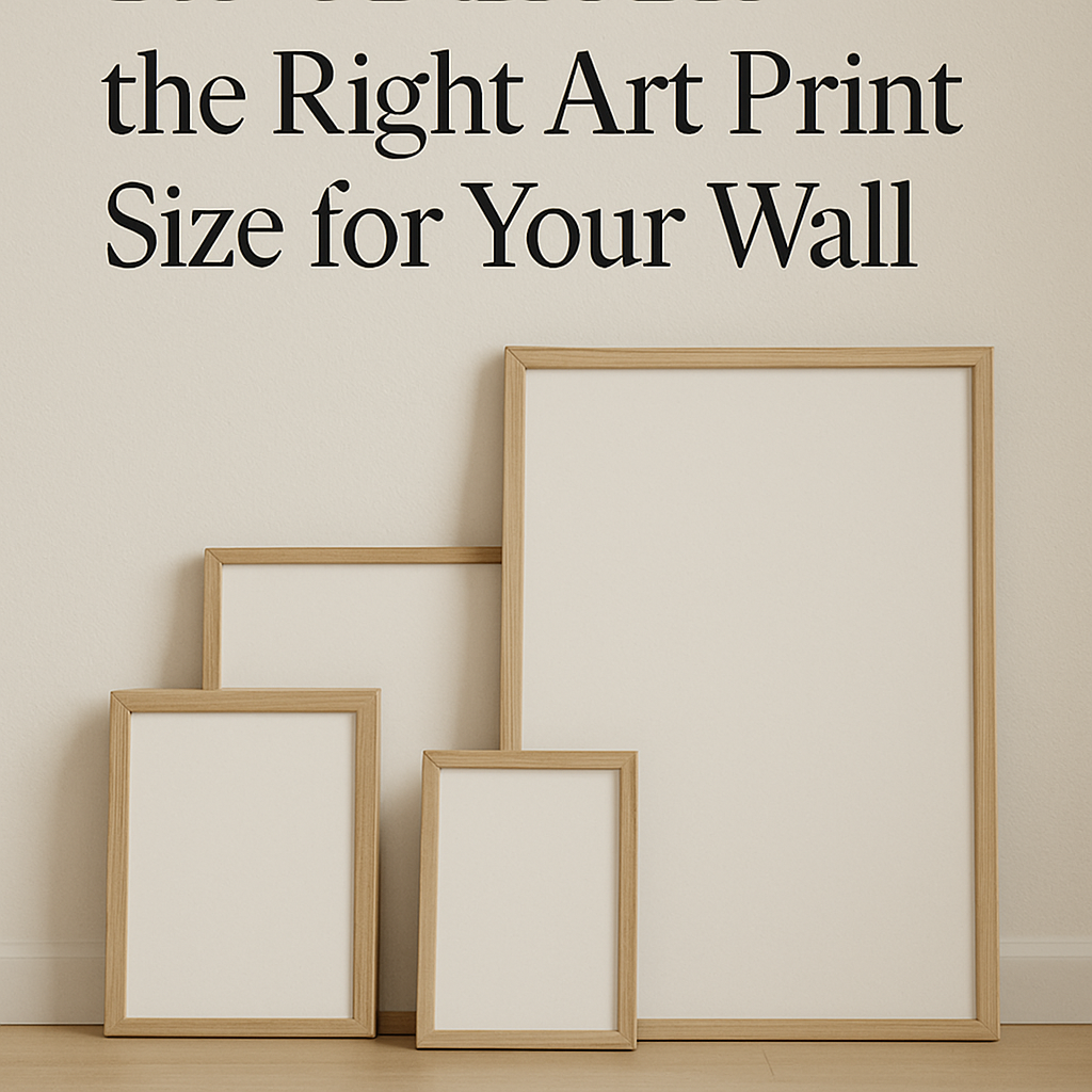 How to Choose the Right Art Print Size for Your Wall