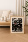 Beige and Black Mid Century Modern Wall Art – Abstract Minimalist Digital Download Poster | 08