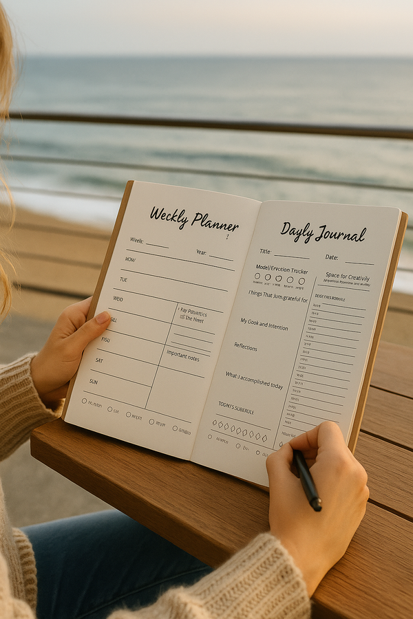 Manifestation Planner – Daily Goal & Habit Tracker | Printable PDF