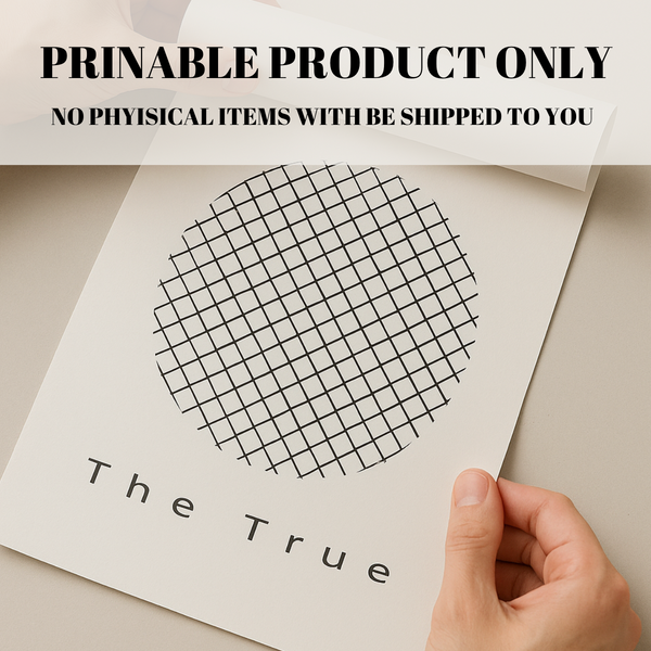 The Way the Truth the Life Set of 3 | Digital Christian Wall Art | Minimalist Bible Verse Print | Homely Faith Decor | Jesus-Inspired Art | Christian Gift for Home