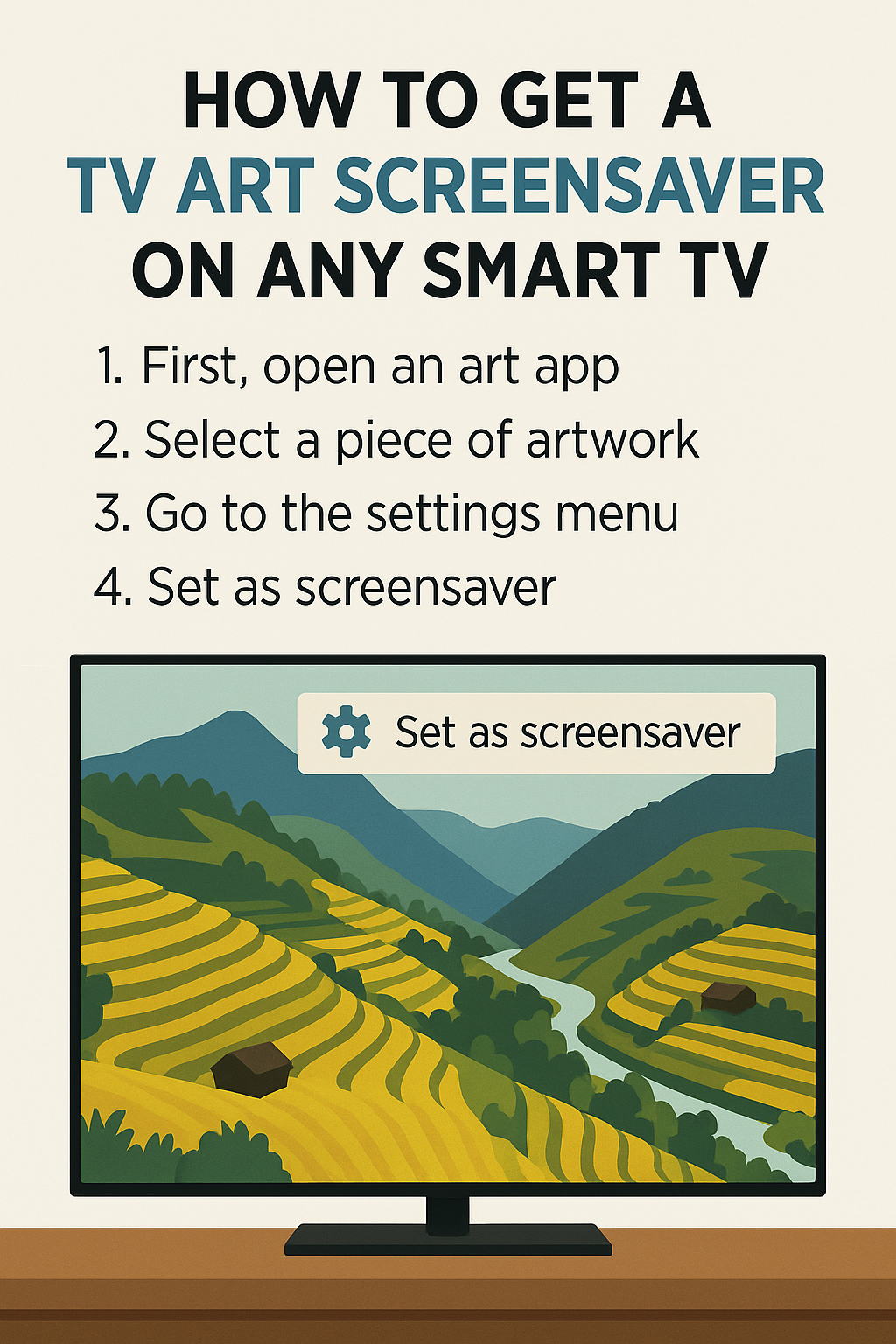 How to get a TV art screensaver on any smart TV