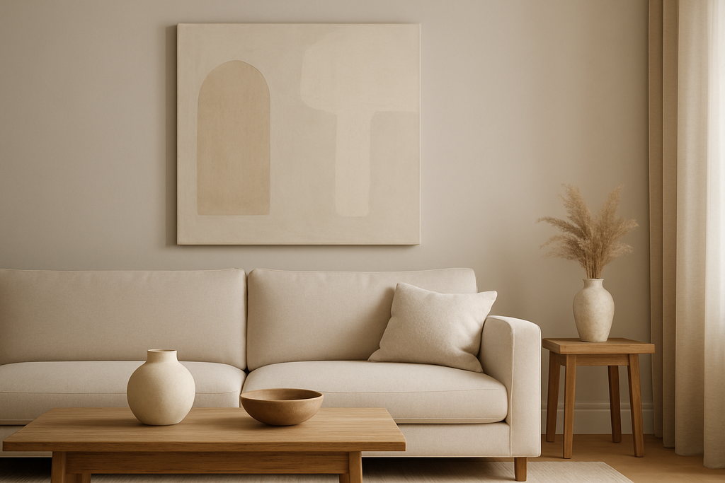 Why Minimalist Art Creates a Calm &amp; Modern Living Space