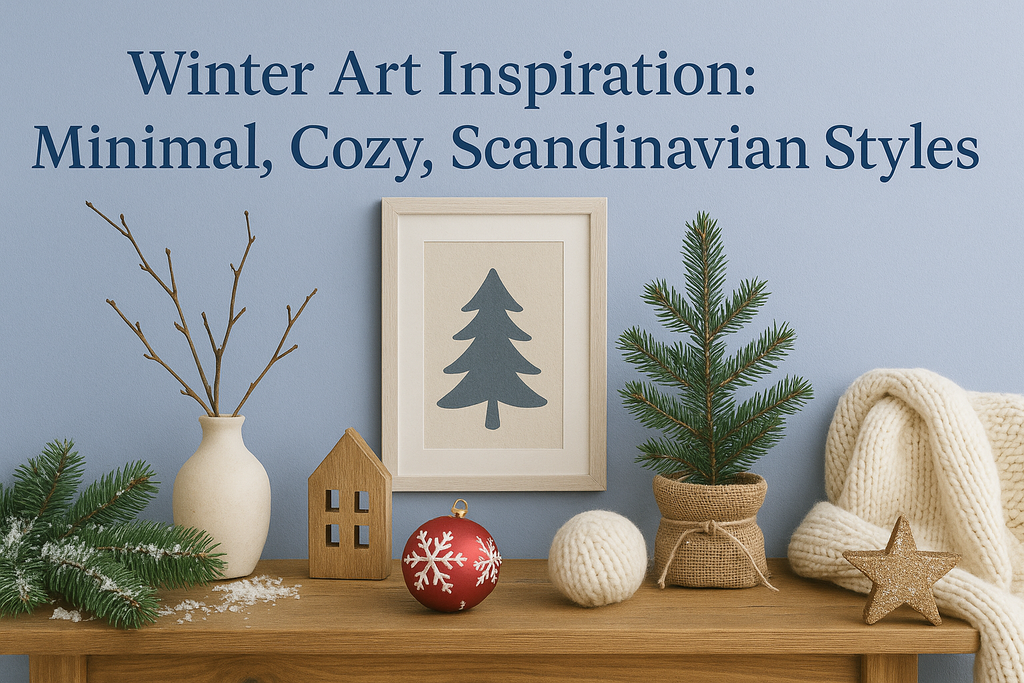 ❄️ Winter Art Inspiration: Minimal, Cozy, Scandinavian Styles