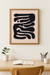 Beige and Black Digital Download Mid Century Modern Wall Art, Abstract Art, Minimalist Poster