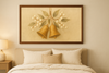 Golden Christmas Bells – Elegant Neutral Holiday Art | Frame TV Digital Download
