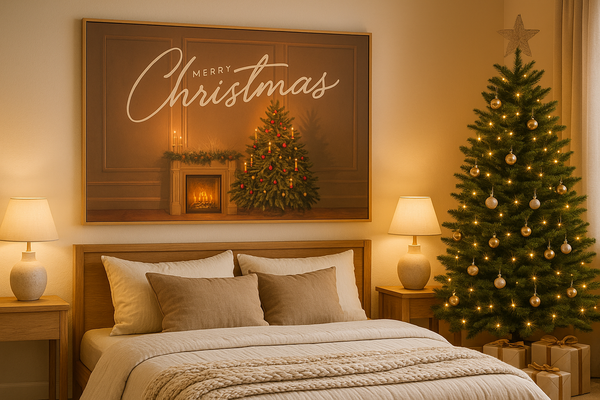 Christmas Frame TV Art Digital Download | Cozy Holiday Decor Gift | Samsung Frame TV 3840x2160 Art