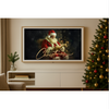 Merry Christmas Santa Glow – Cozy Christmas Frame TV Artwork