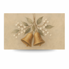 Golden Christmas Bells – Elegant Neutral Holiday Art | Frame TV Digital Download